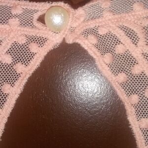 Entro beautiful Blush lace romper.  This is New without tags.
